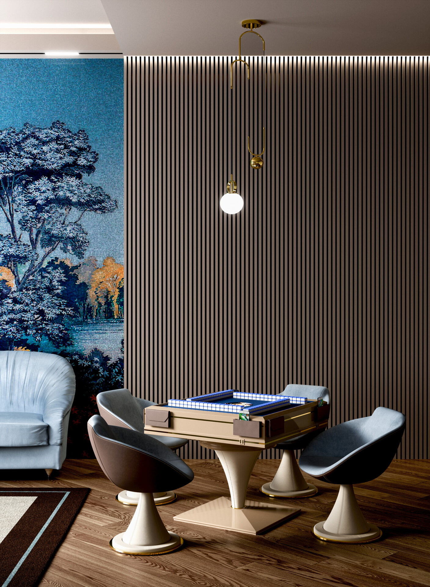 Sedia girevole Shell - 4