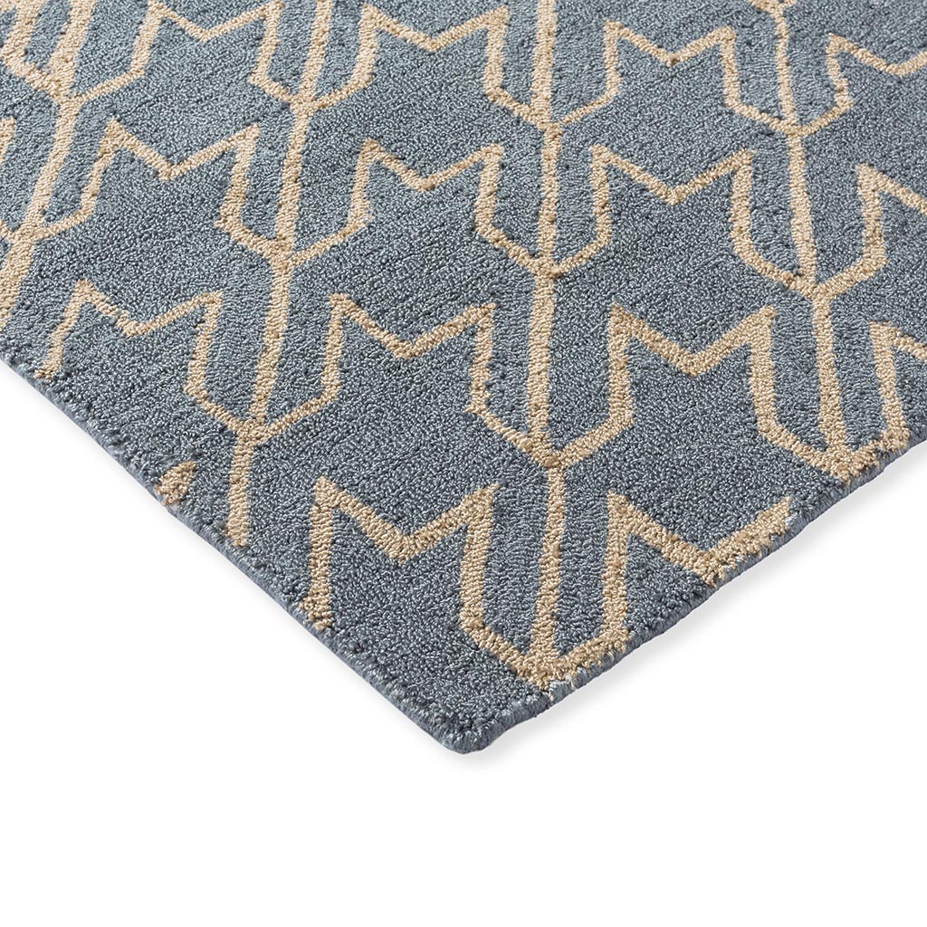 Tappeto TB Houndstooth Blu Acqua Per Esterni | Misura: 250 x 350 cm