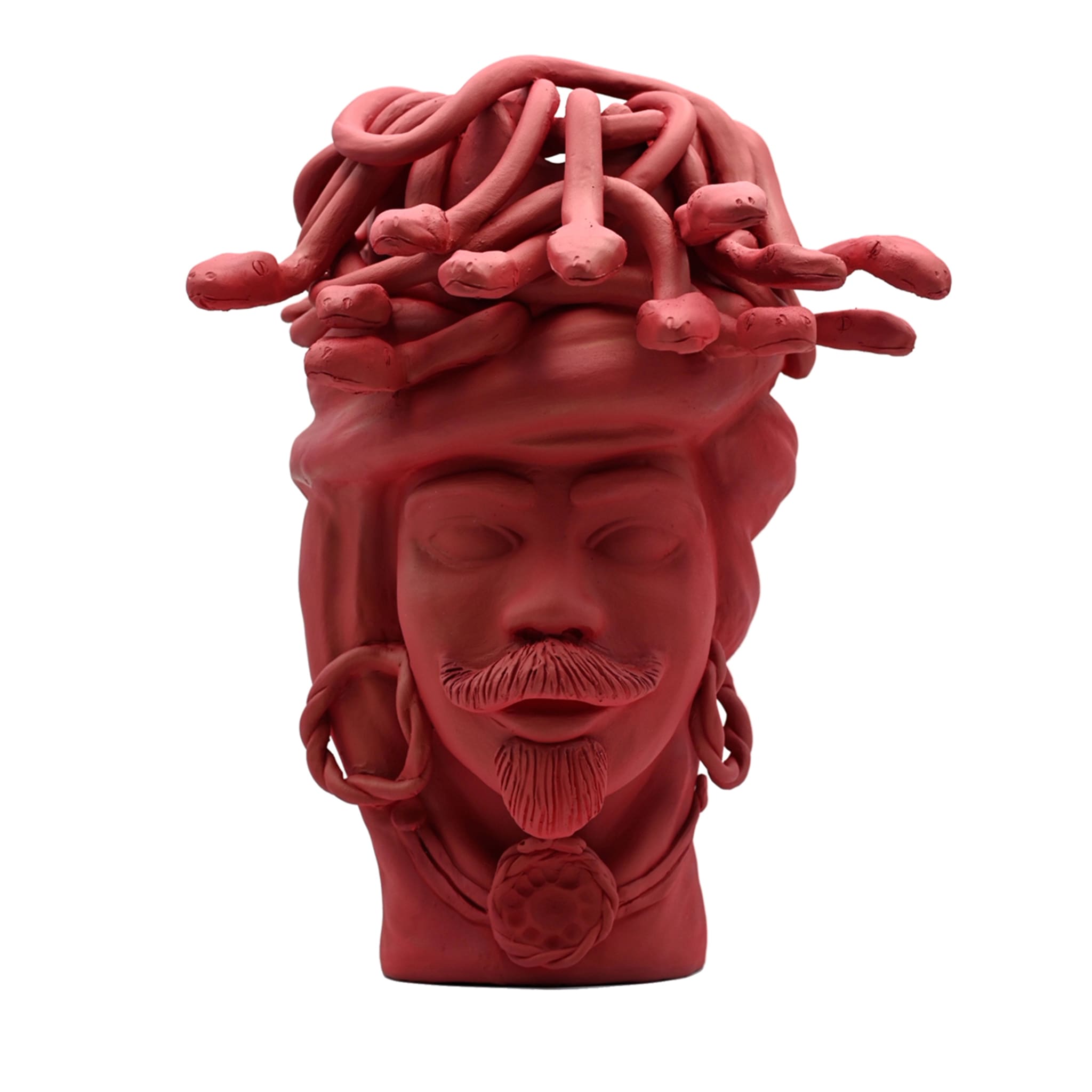 Testa di Moro Artigianale Scultura
