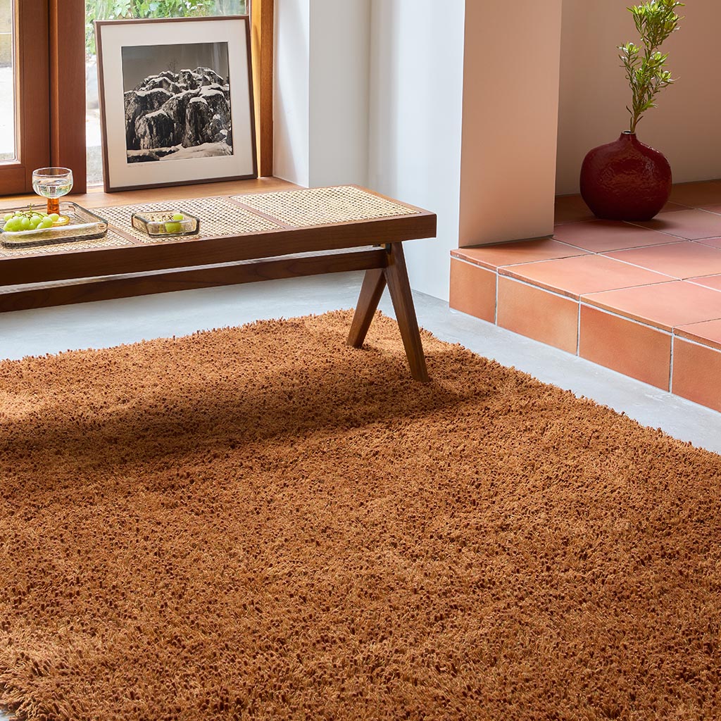 Sprout Terracotta Tappeto | Misura: 250 × 350 cm