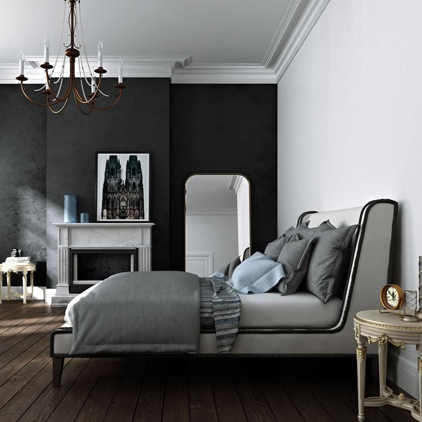 Letto Moderno Italiano Fedora