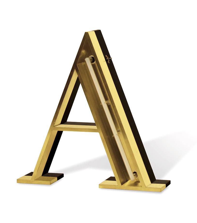 Lettera Luminosa Alpha A
