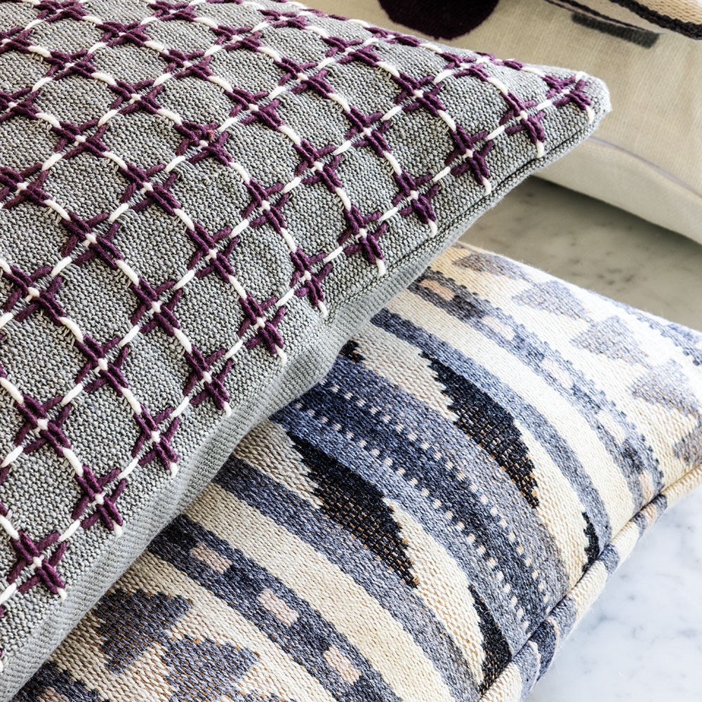 Cuscino Maliana Aubergine 50 × 35