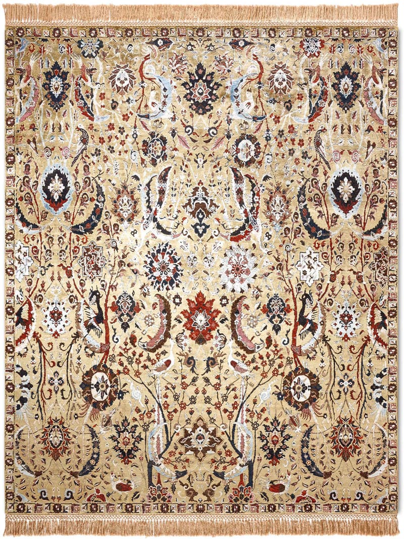 Tappeto Lusso Kerman Giallo | Misura: 170 x 240 cm