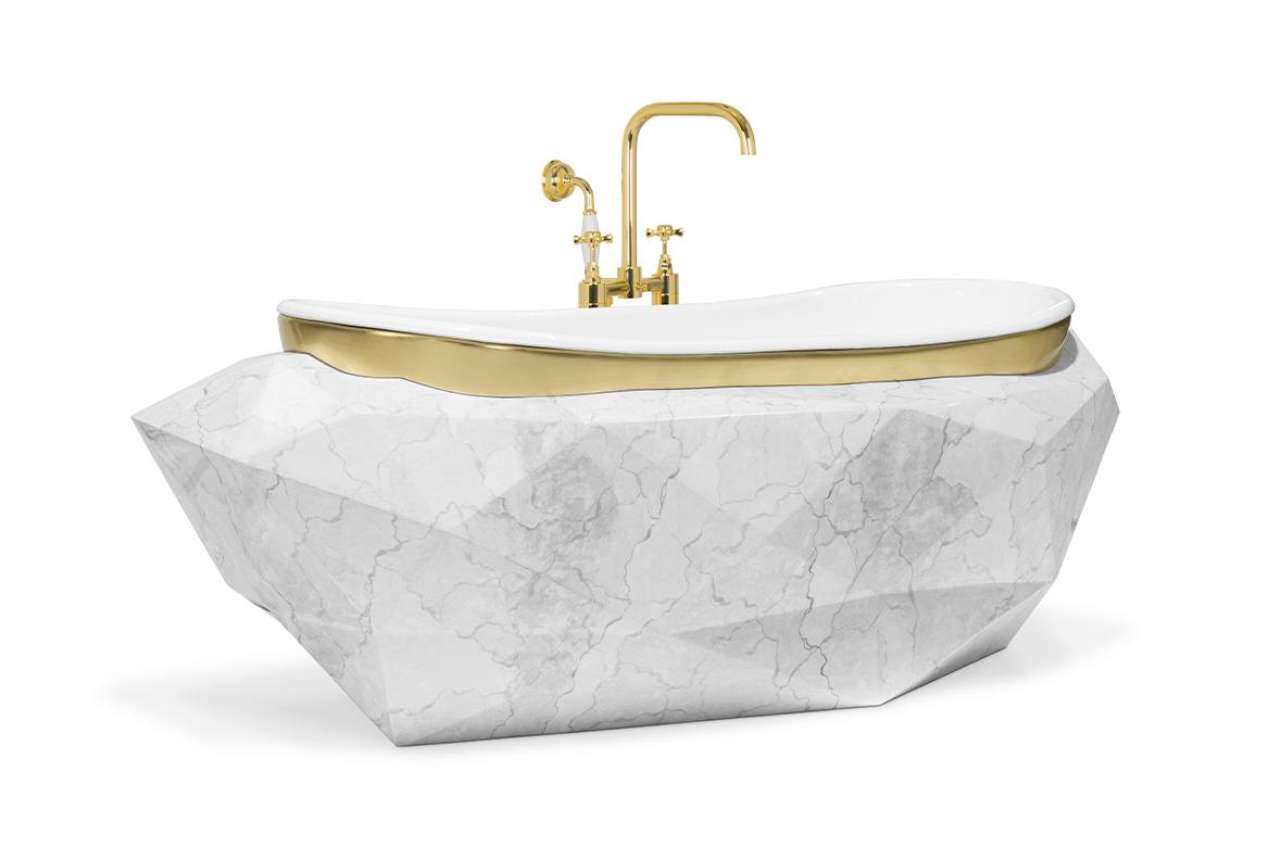 Vasca Da Bagno Gemstone Faux Marble