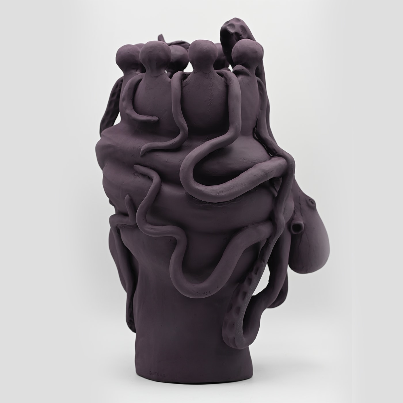Testa di Moro Marrone Artigianale Scultura
