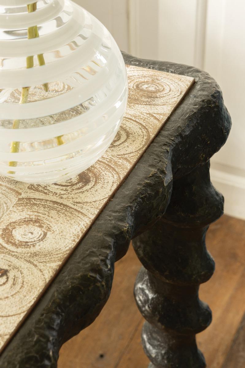 Tavolo console Karinta White Oyster