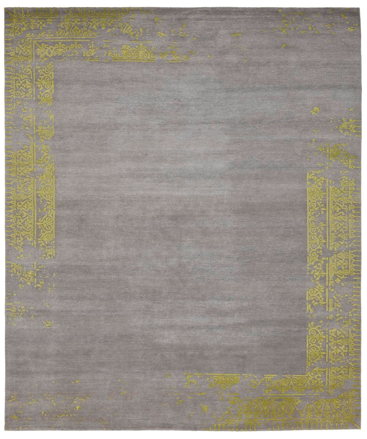 Tappeto Ferrara Speciale Bordo Grigio Giallo | Misura: 500 x 600 cm