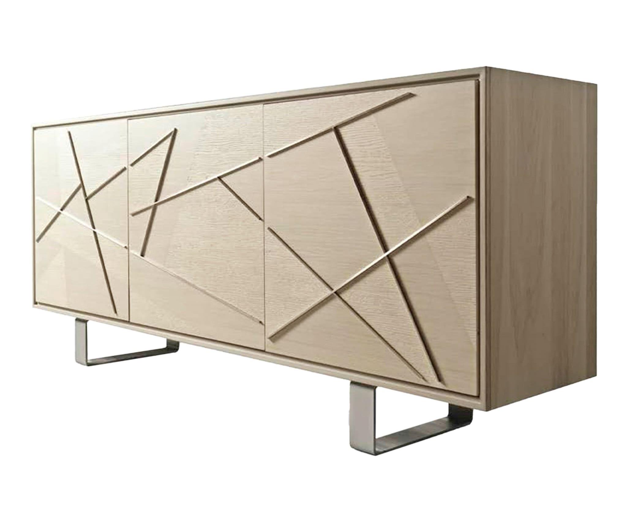 Credenza 3 Ante Materia Geometria