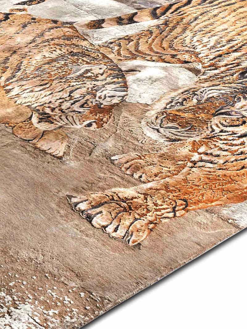 Tappeto Tessuto Tigre