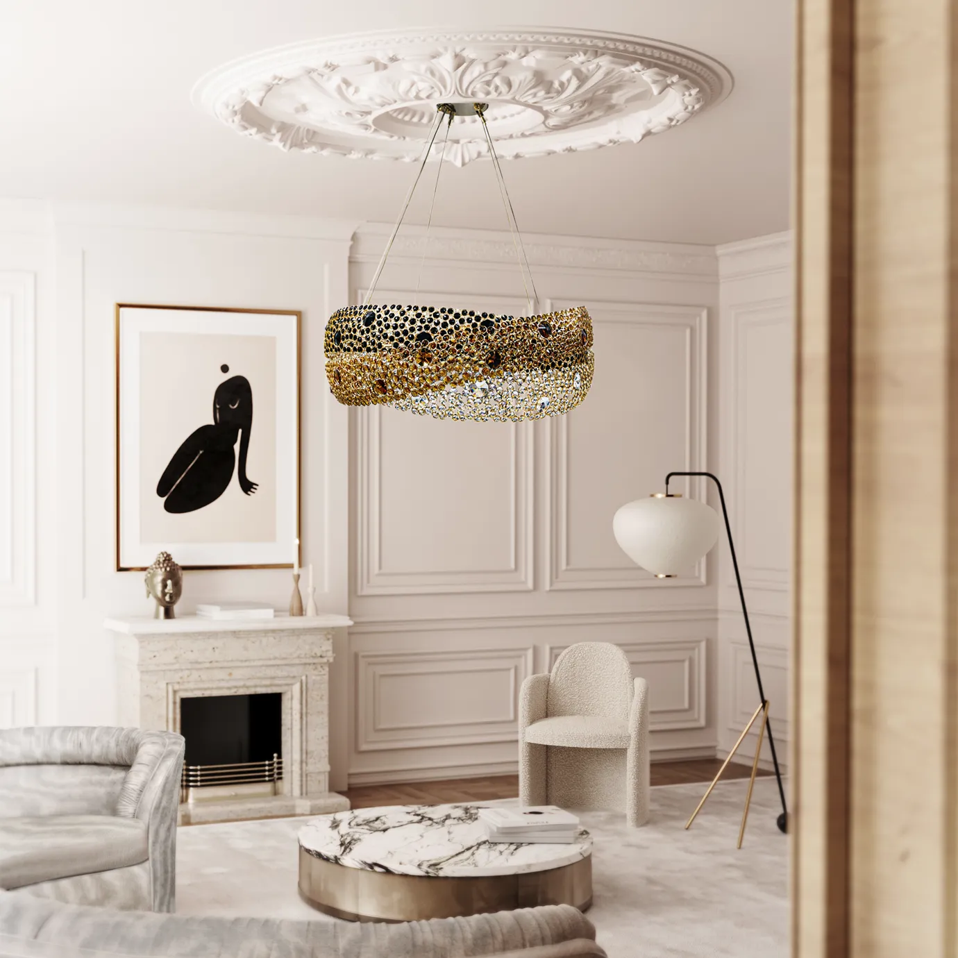 Lampadario Trine