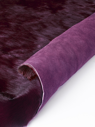 Pelle Di Mucca Dark Purple Natural