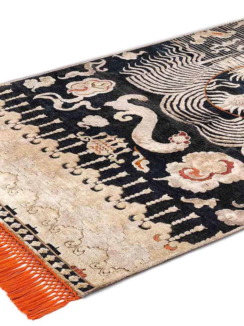Tappeto Annodato Dragon | Misura: 160 x 365 cm