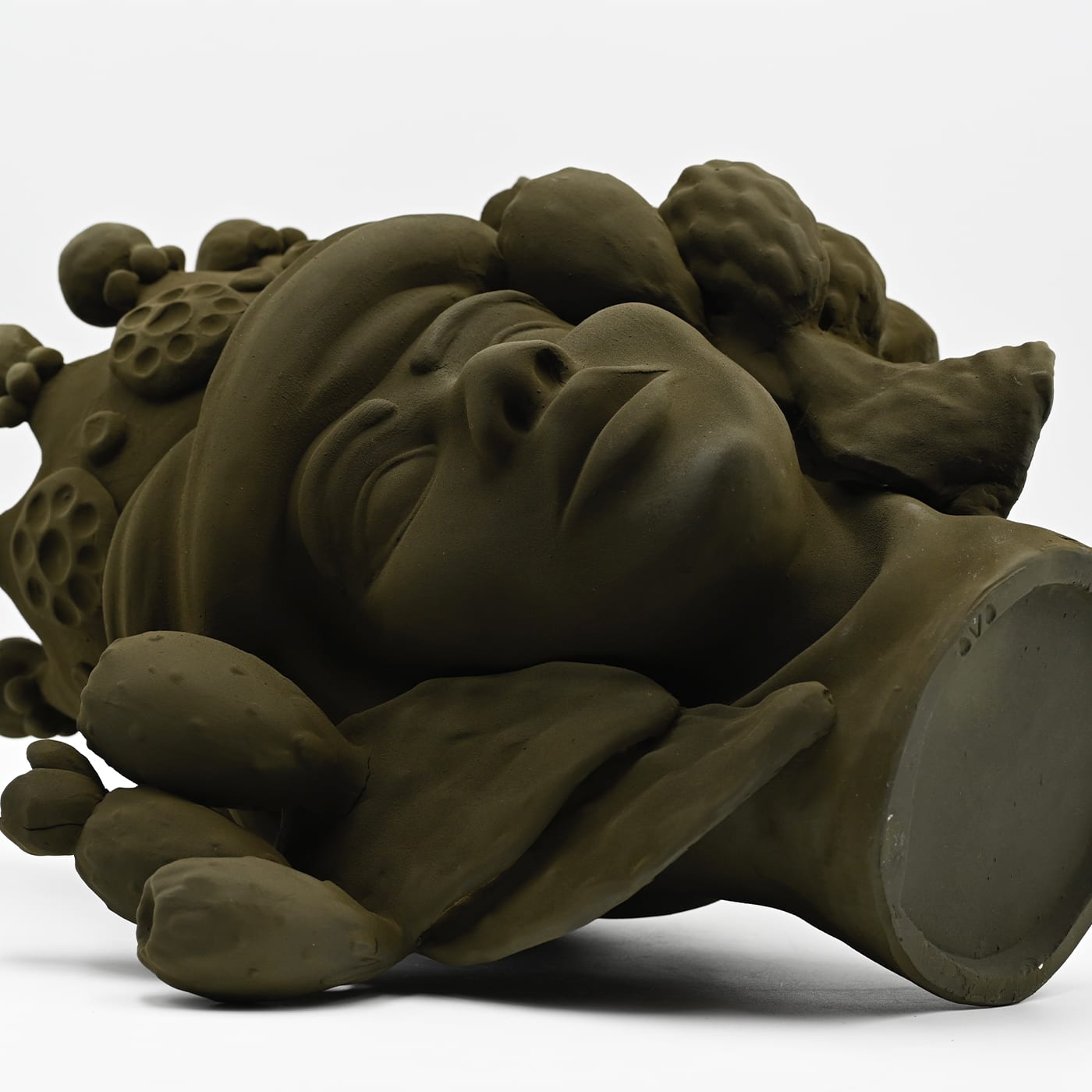 Testa di Moro Marrone Scultura