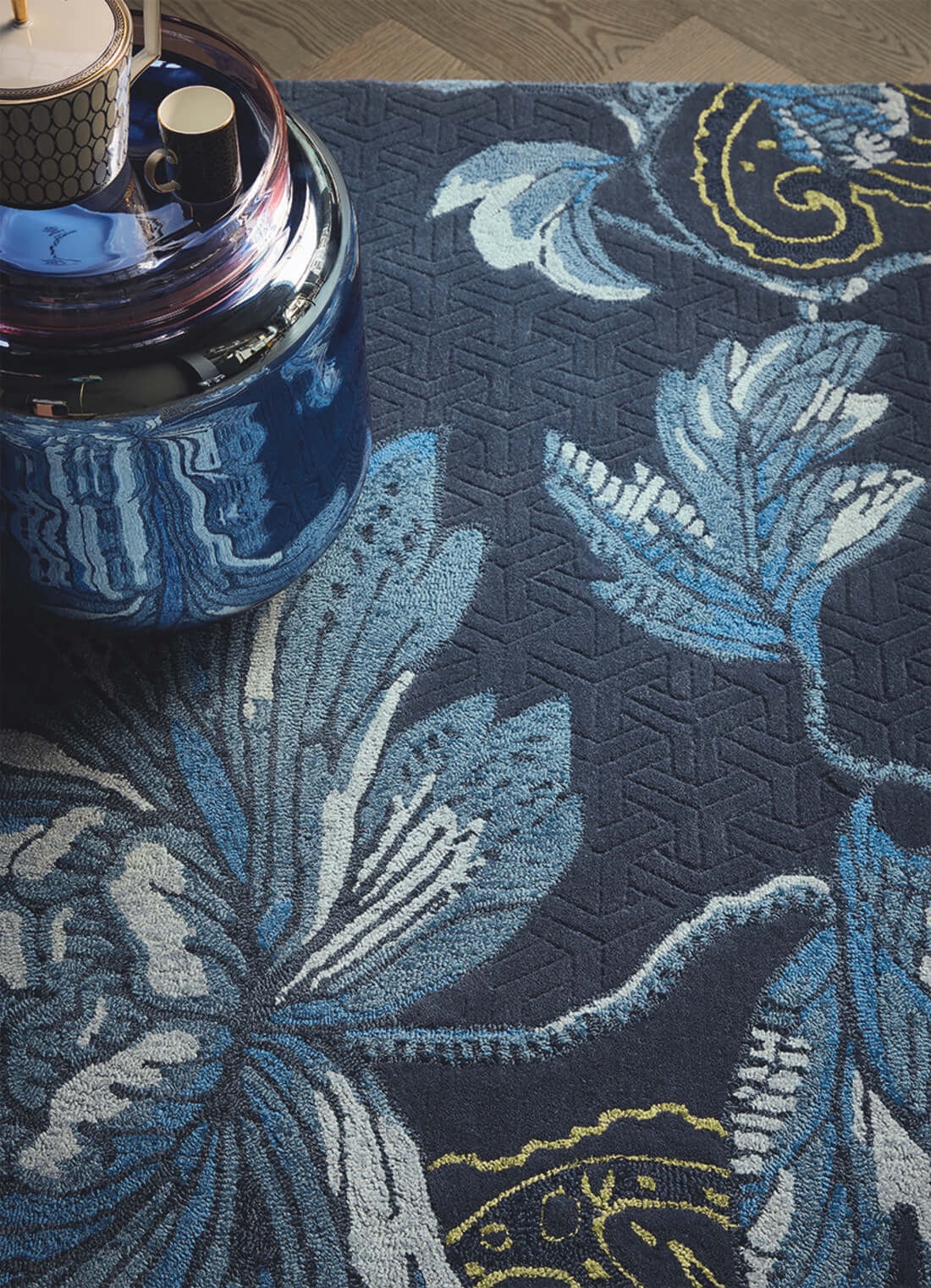 Tappeto Fable Floral Blue 37508
