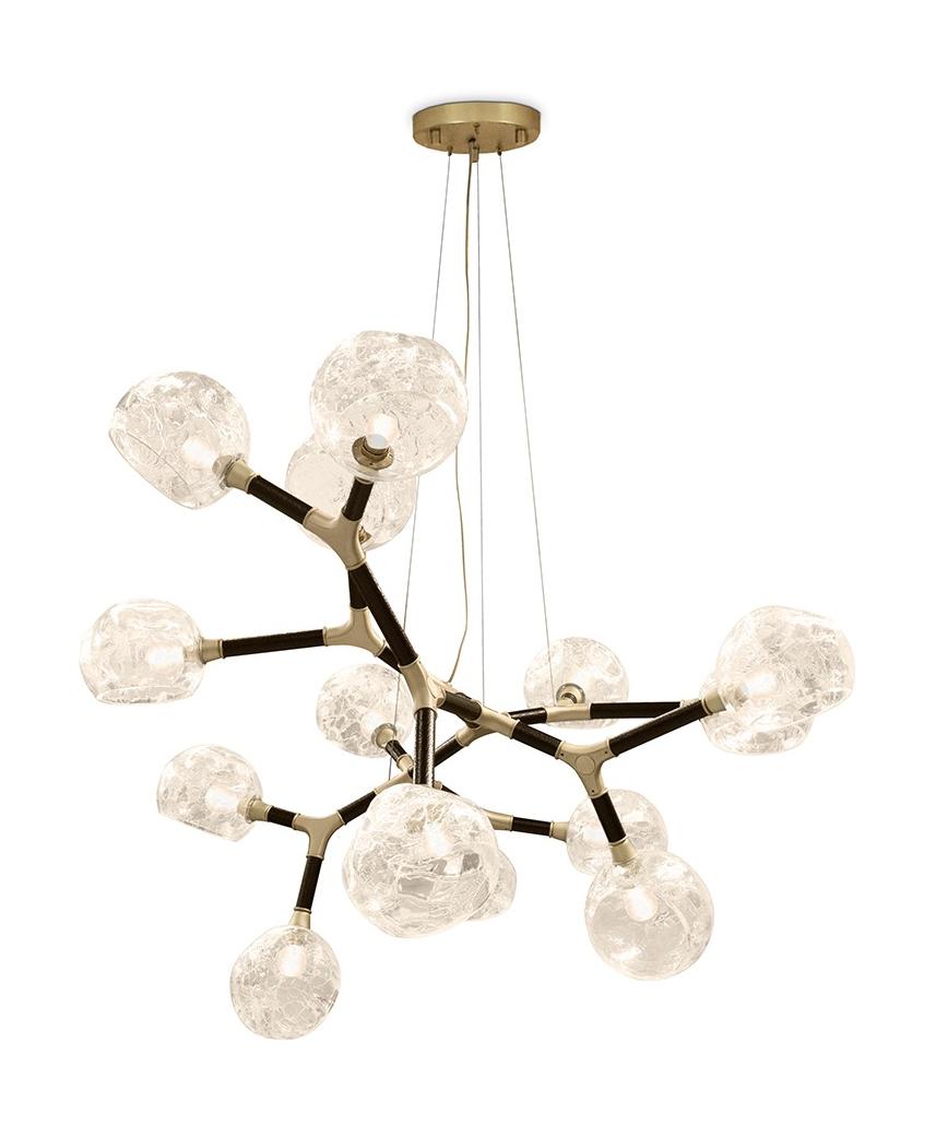 Grande Lampada a Sospensione Irregolare Multi-Tonalità