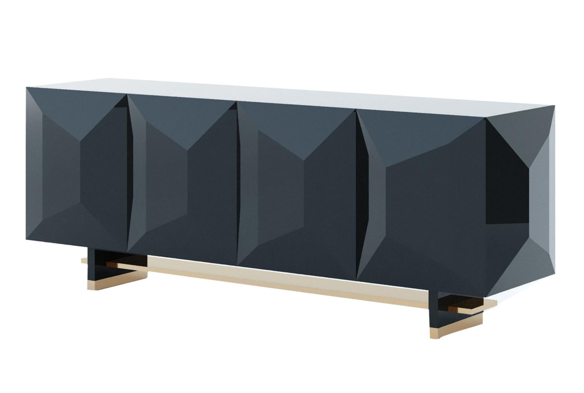 Credenza Contemporanea Artigianale Commack | Finitura: Laccato lucido