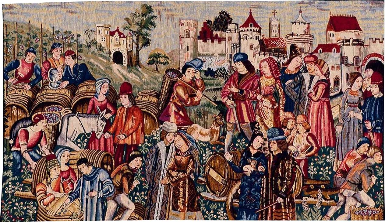 Arazzo Mercato del Vino