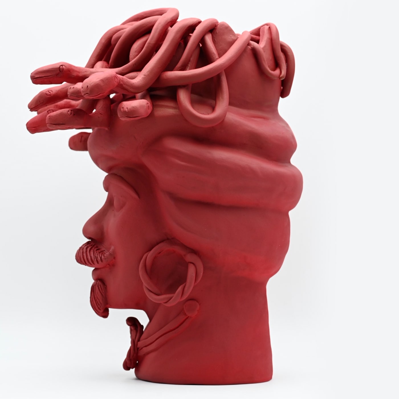 Testa di Moro Artigianale Scultura