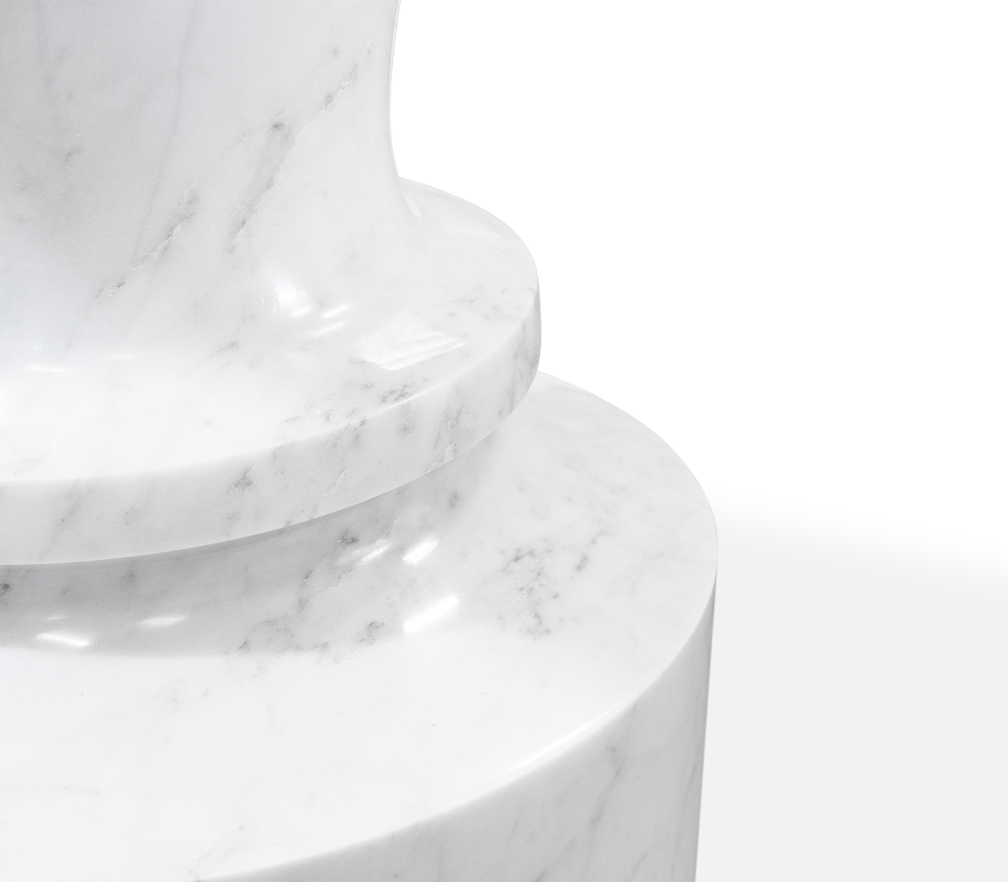 Consolle in Marmo Carrara Obsidian