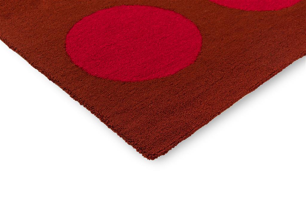 Tappeto Habitat Festival Dots Rosso Per Esterni