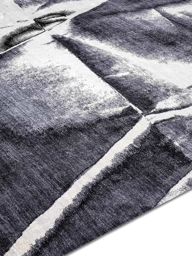 Tappeto Bianco e Nero Lux 4