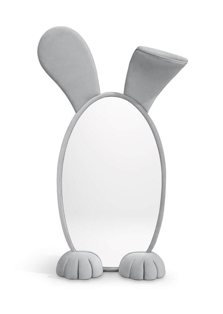 Specchio Da Terra Per Bambini Bunny Wonderland
