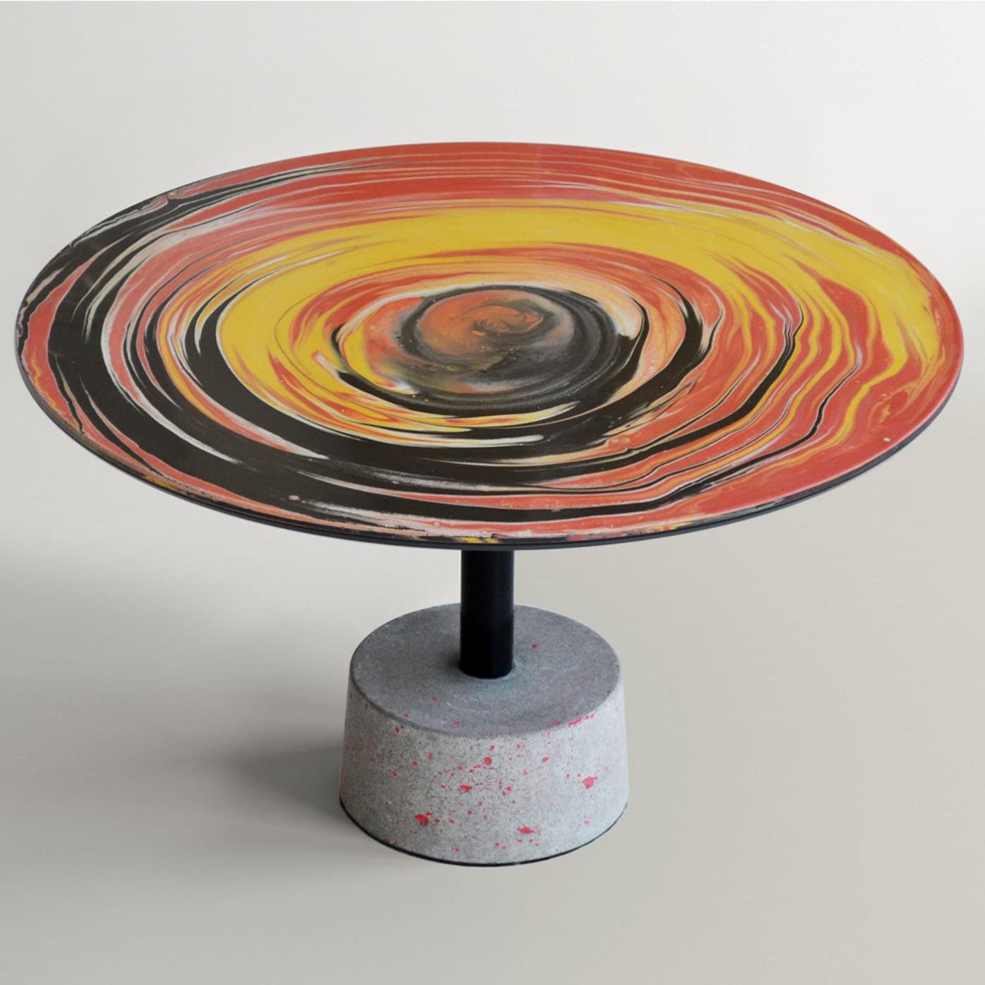 Tavolino da caffè rotondo Astraliti