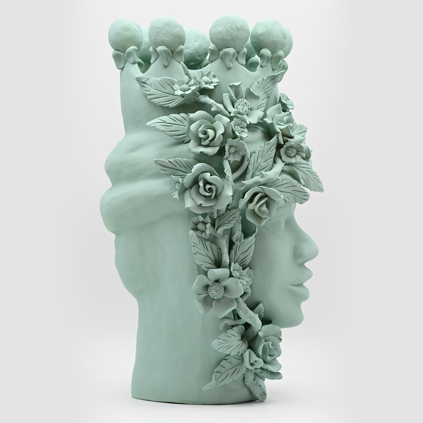 Testa di Moro Artigianale Scultura