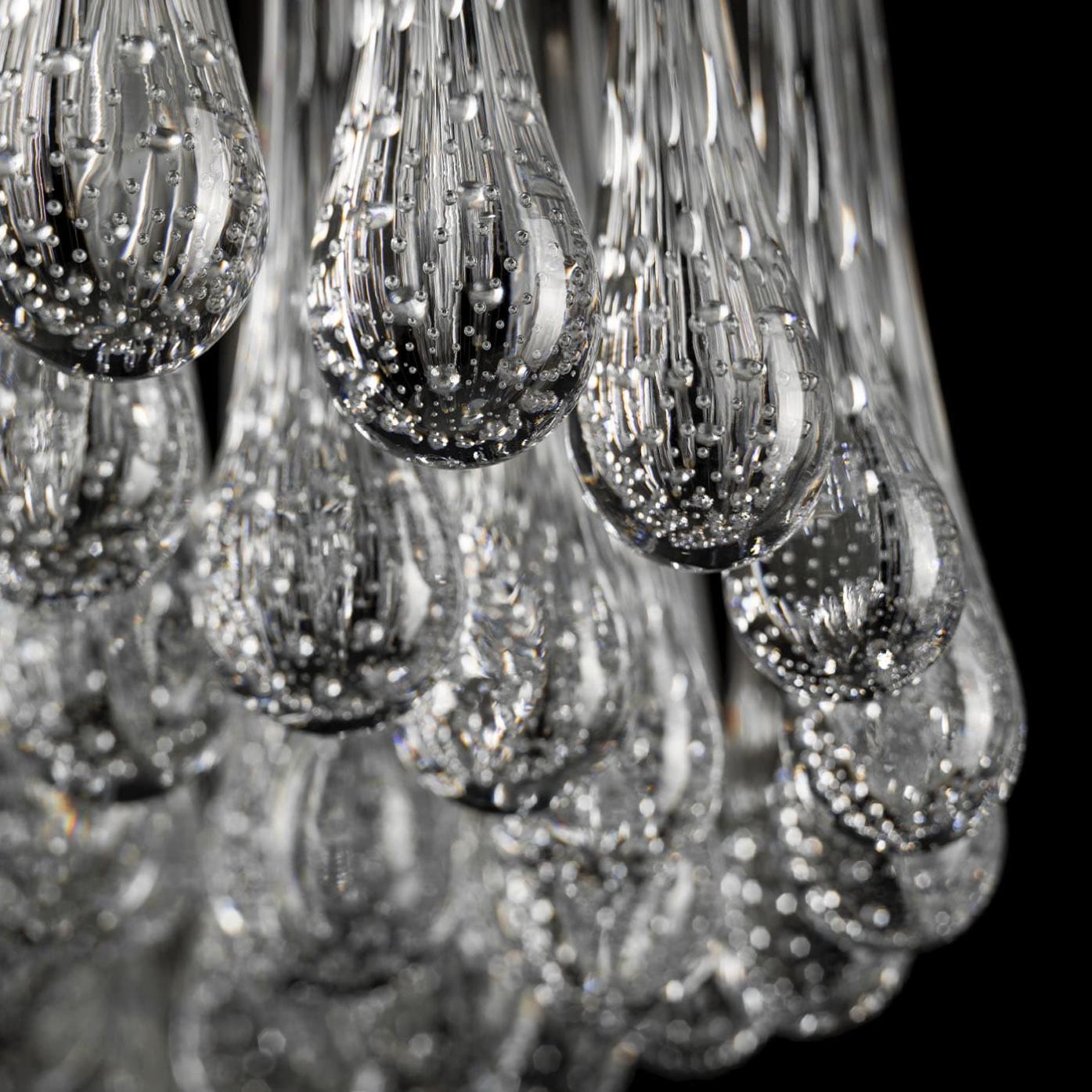 Lampadario Rotondo Murano a Bolle