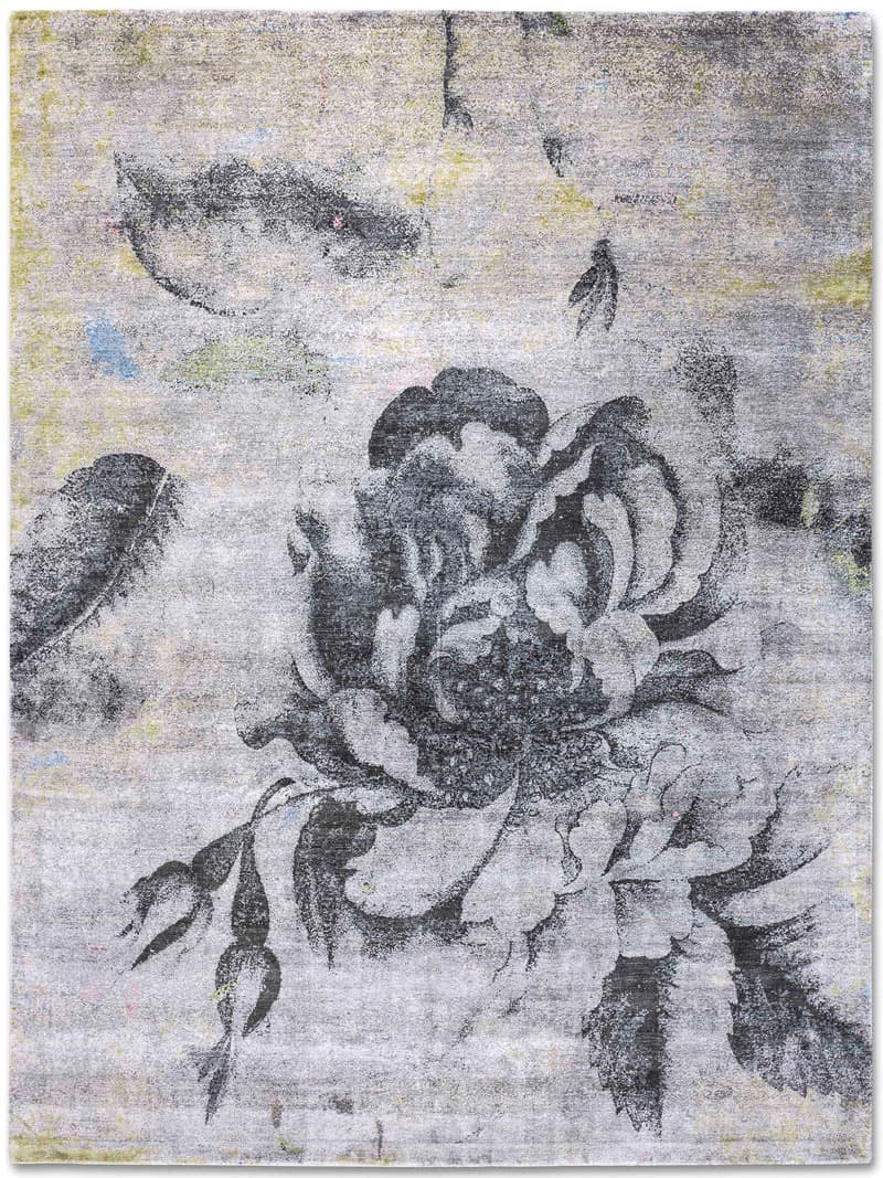 Tappeto Tessuto Fiori
