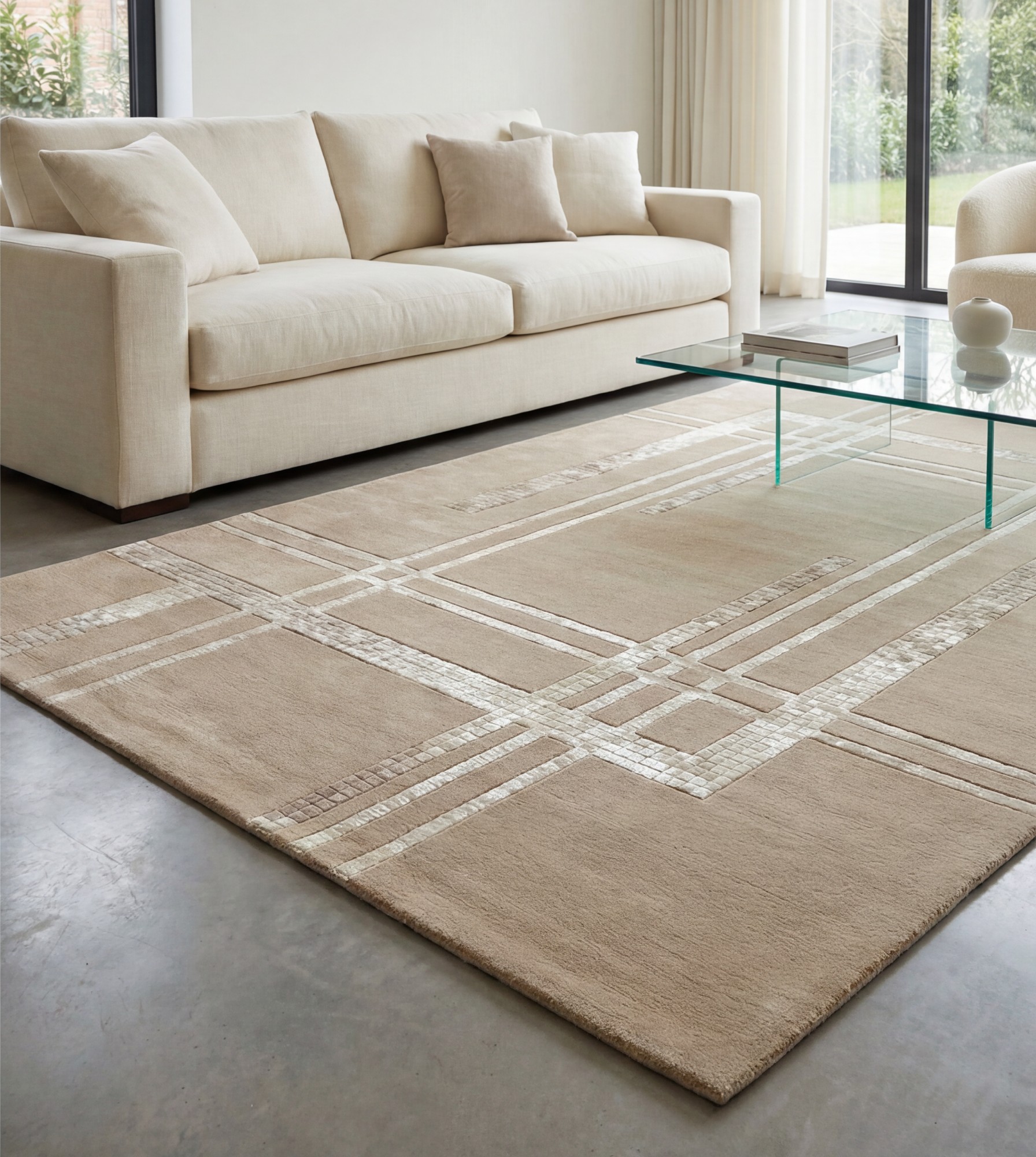 Tappeto Ivory Blueprint
