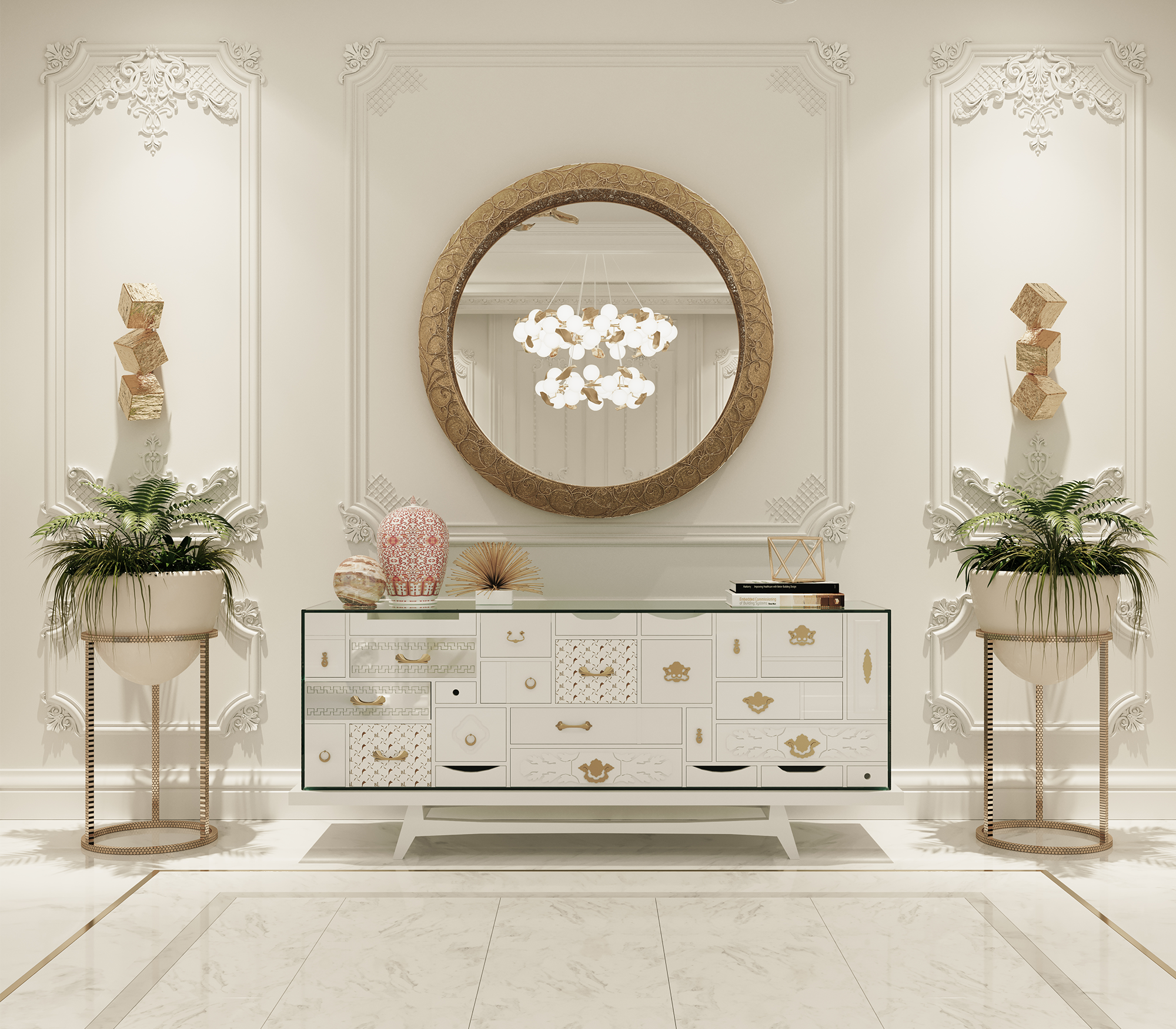 Credenza Bianca Miro