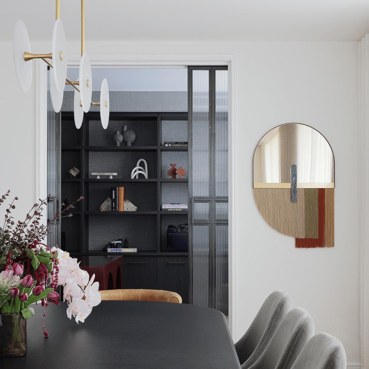 Specchio decorativo da parete Souk Red