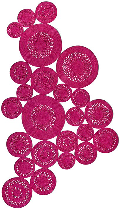 Tappeto Rope Rosa Indoor/Outdoor