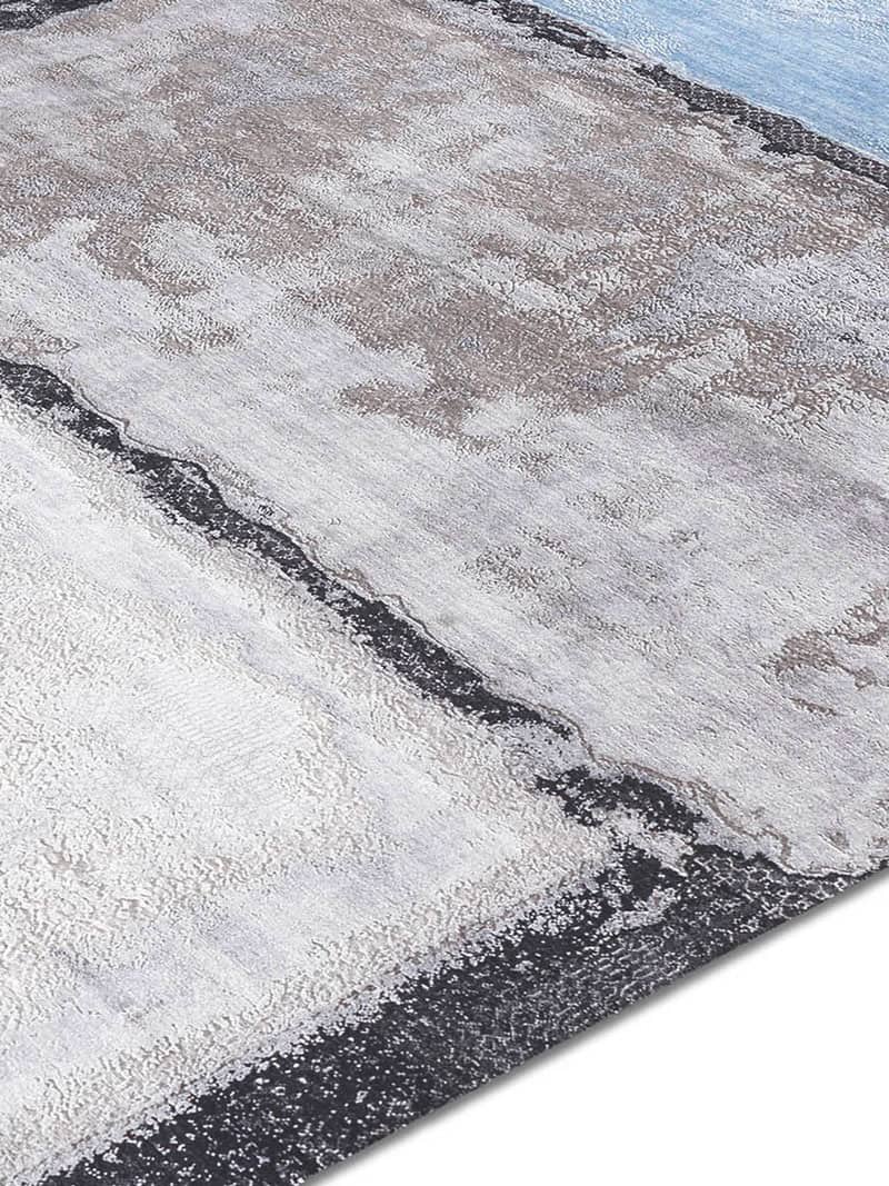 Tappeto Tessuto Azzurro/Tortora | Misura: 274 x 365 cm