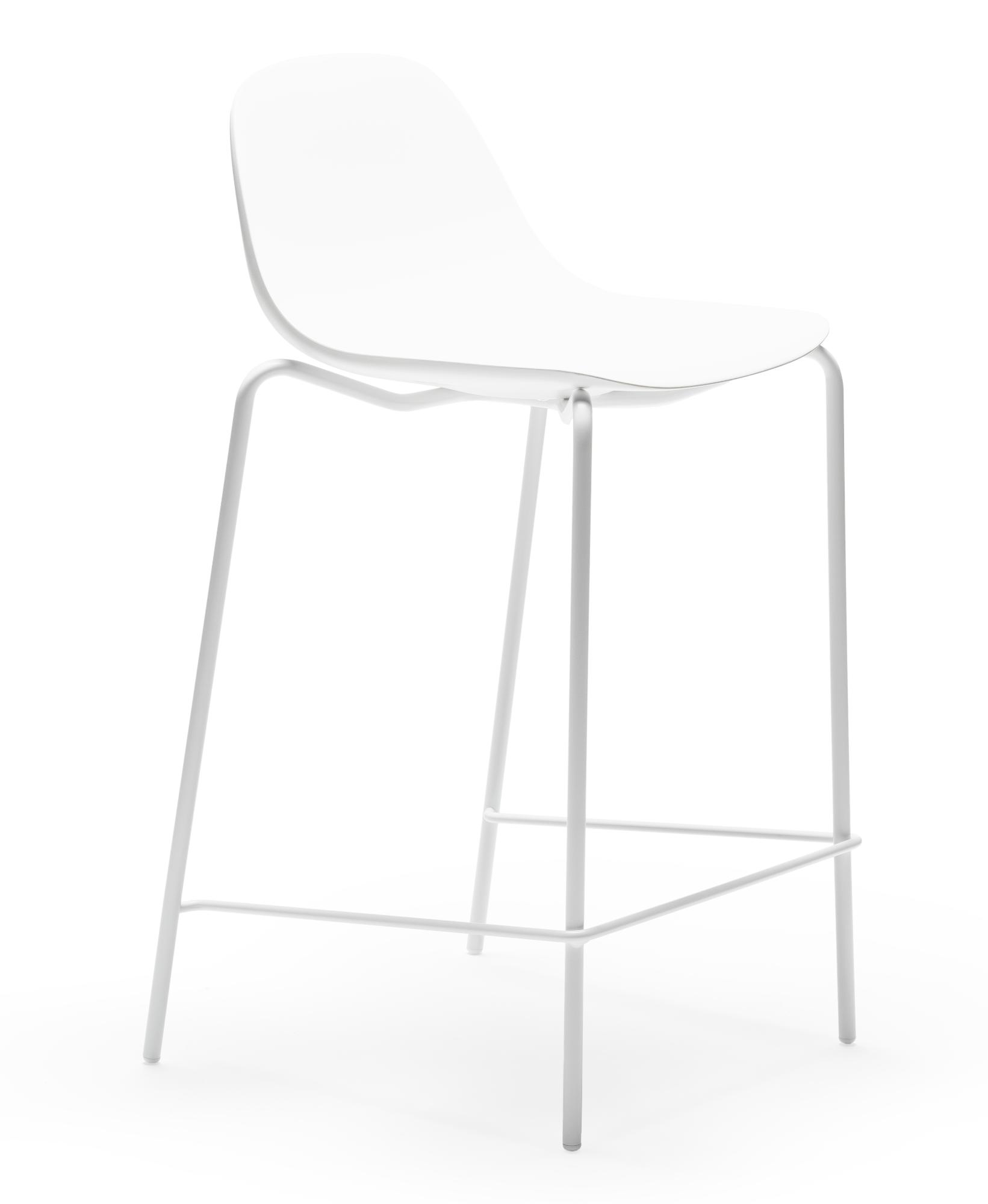Sgabello da Bar Babah SG-65 Bianco