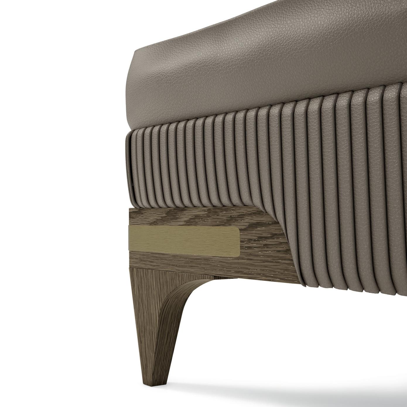 Pouf in Pelle di Lusso