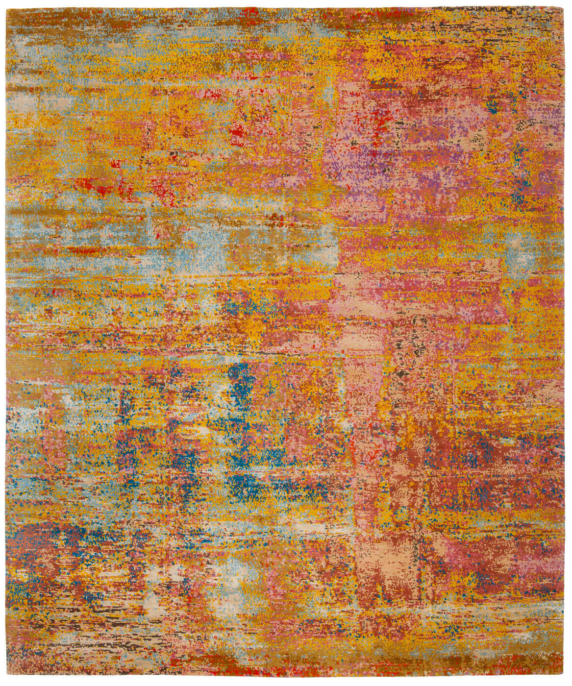 Tappeto Artwork 18 Multicolore Rosa