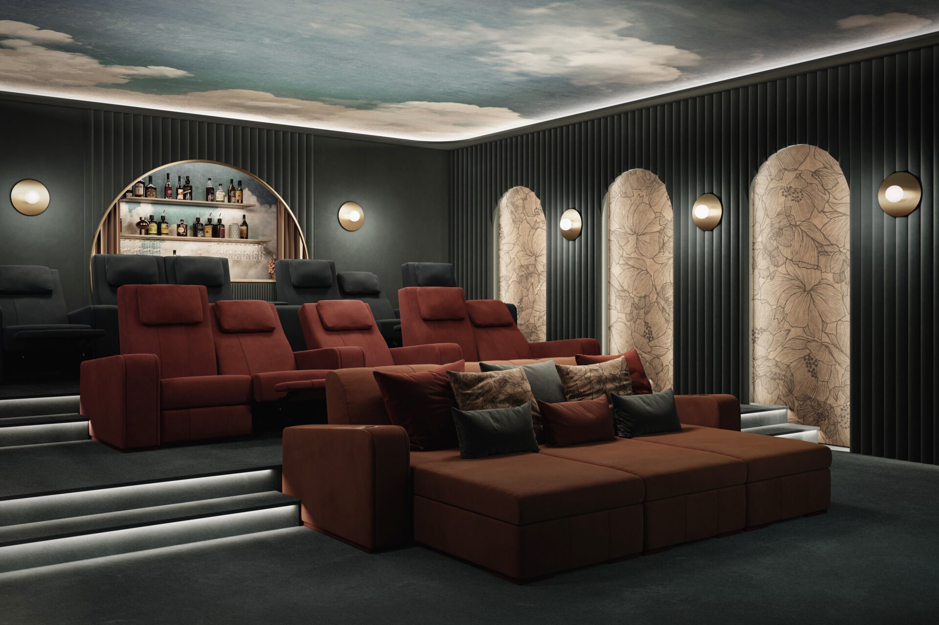 Poltrona lounge da home cinema Comfort