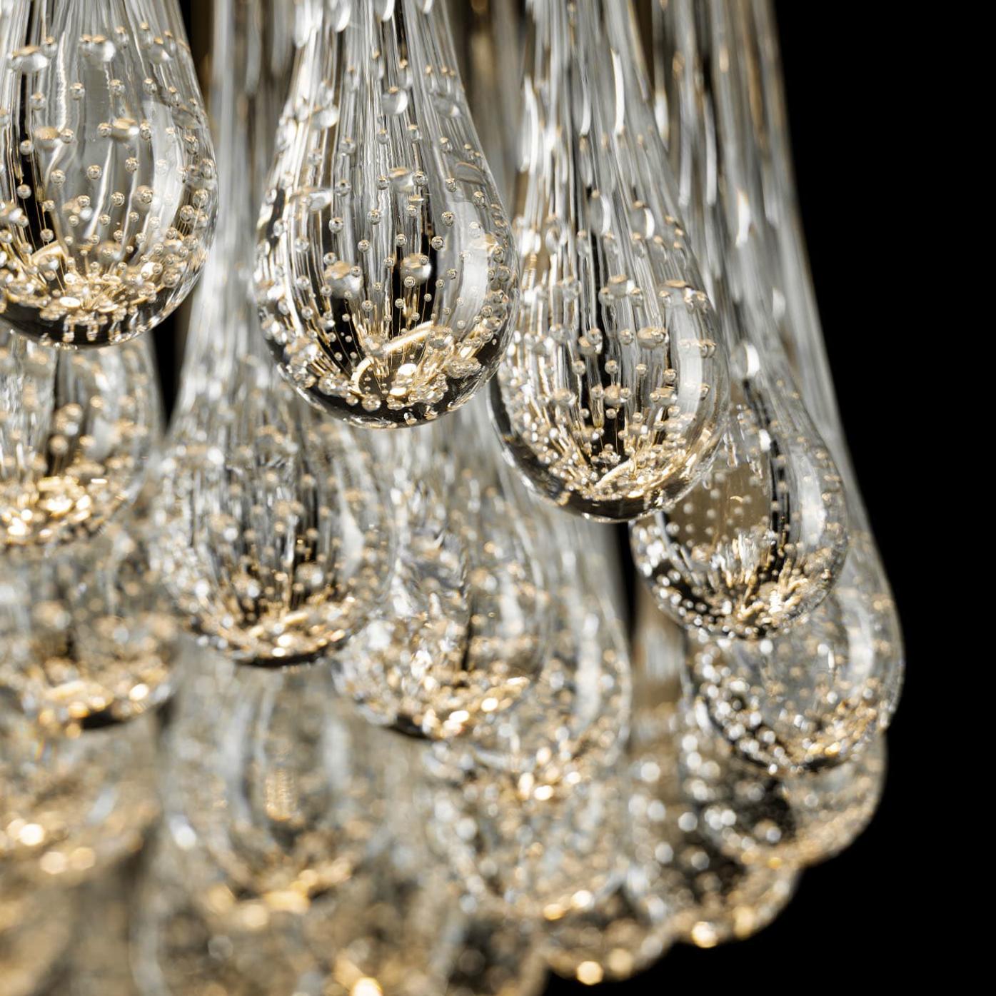 Lampadario Rotondo Murano a Bolle