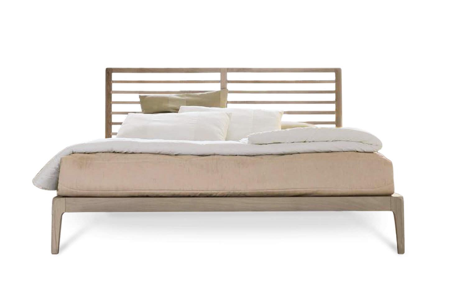 Letto Italiano Essentia | Finitura: Grey solid walnut