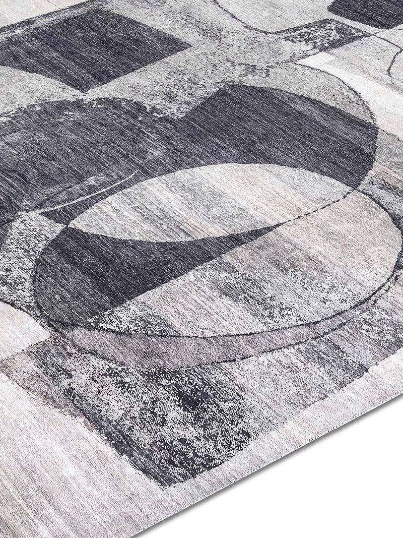 Tappeto Bianco e Nero Lux 2