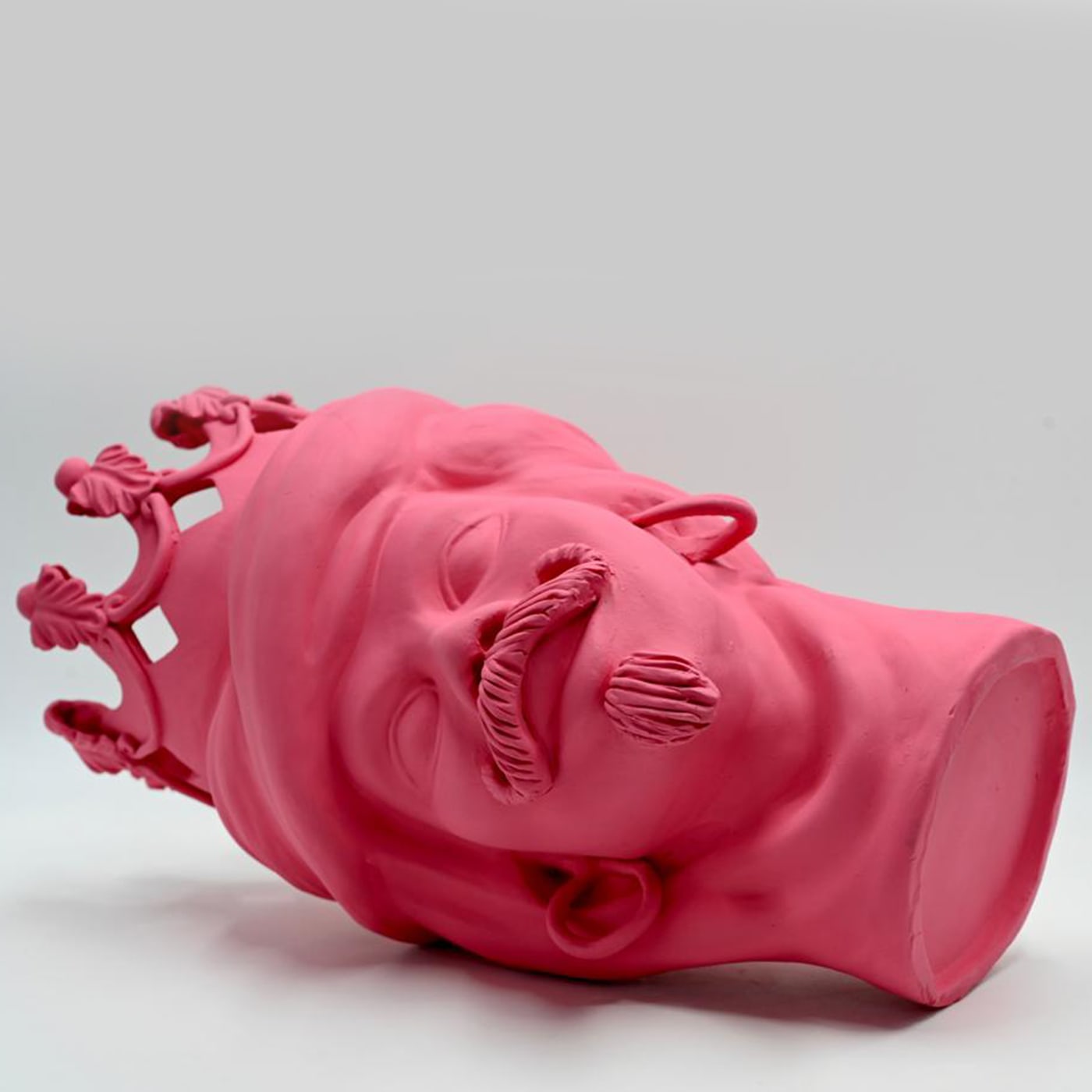 Testa di Moro Rosa Scultura