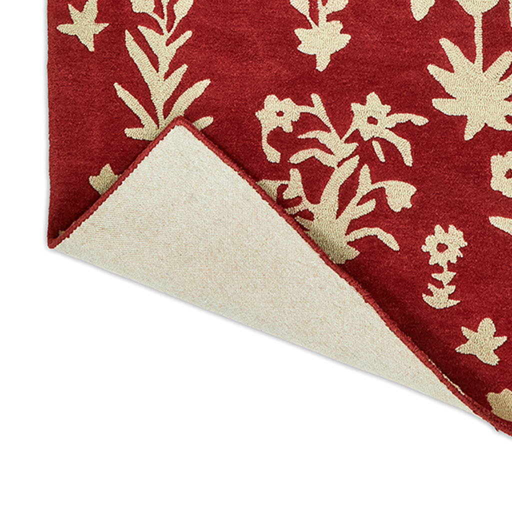 Tappeto Woodland Glade Rosso Prugna | Misura: 250 x 350 cm