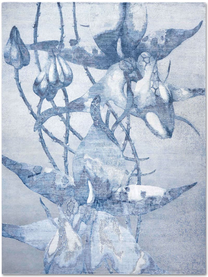 Tappeto Annodato Orchidea