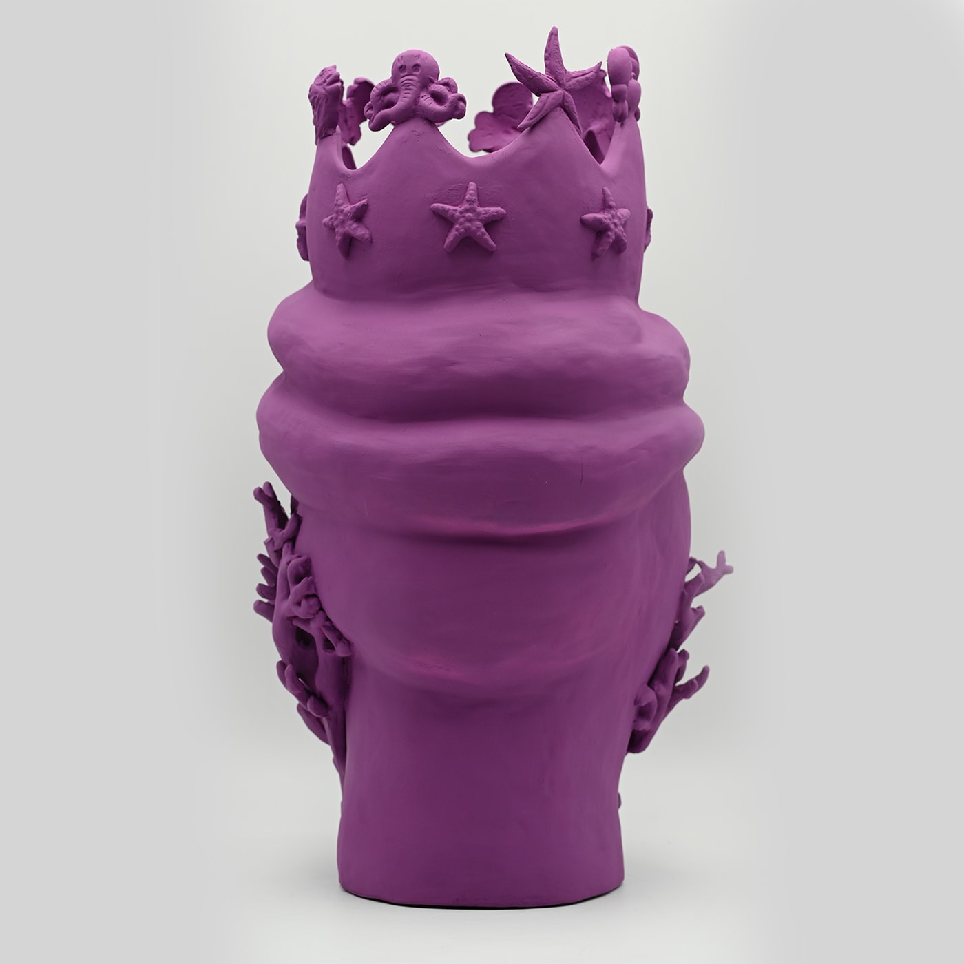 Testa di Moro Viola Scultura