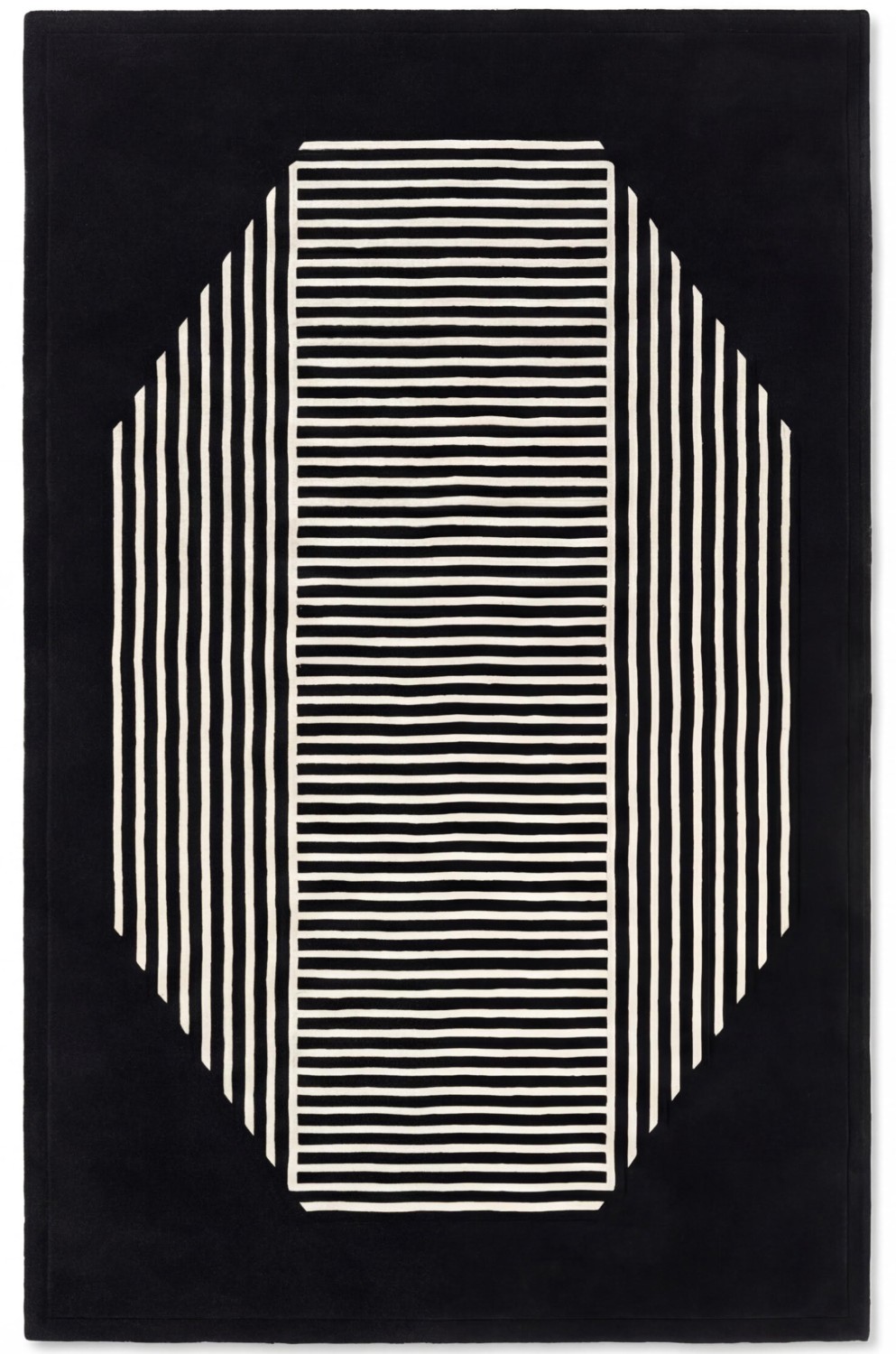 Tappeto Octagon Lines Dark