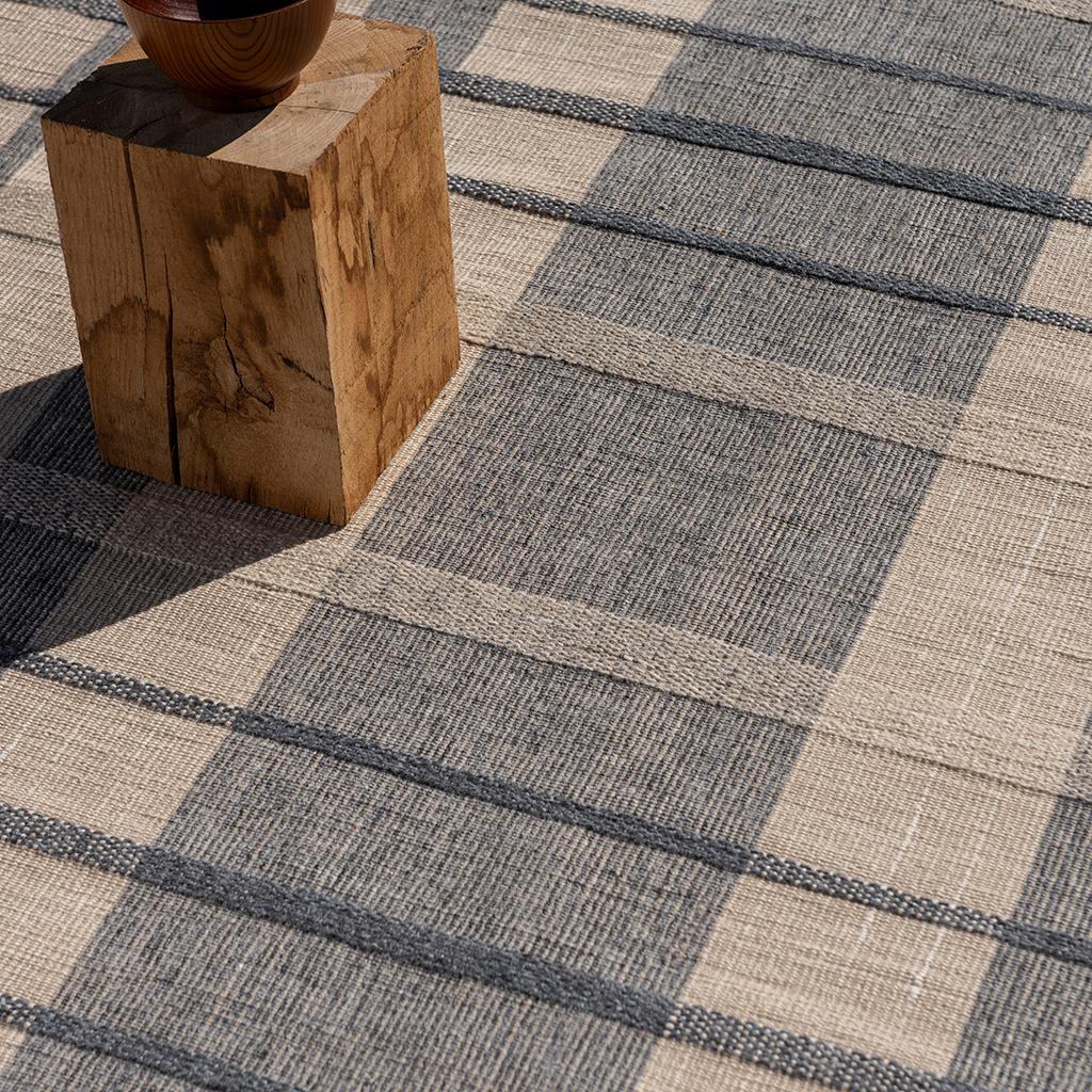 Tappeto Zona Quadri Denim Per Esterni