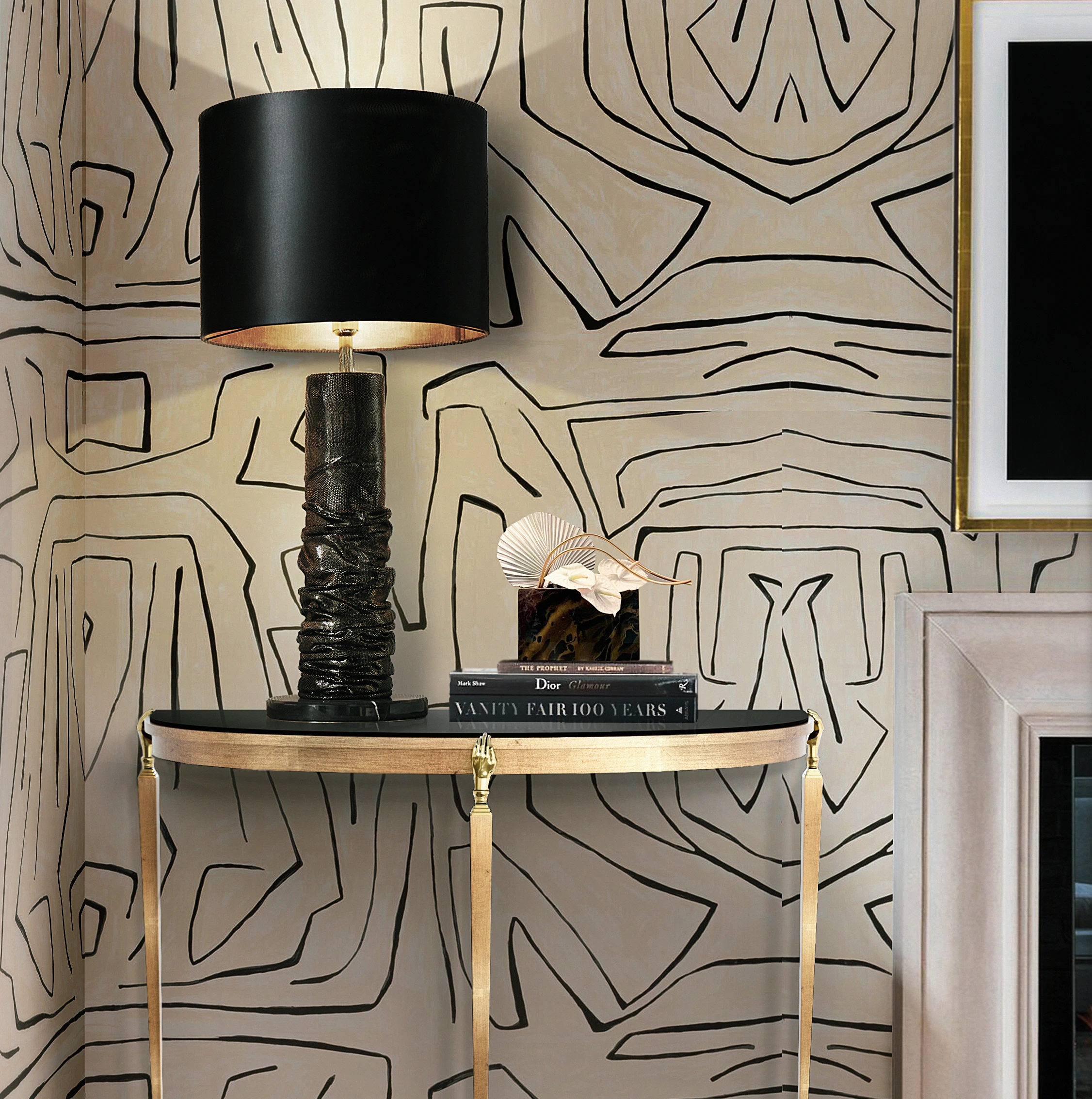 Gisette Console Demi-Lune